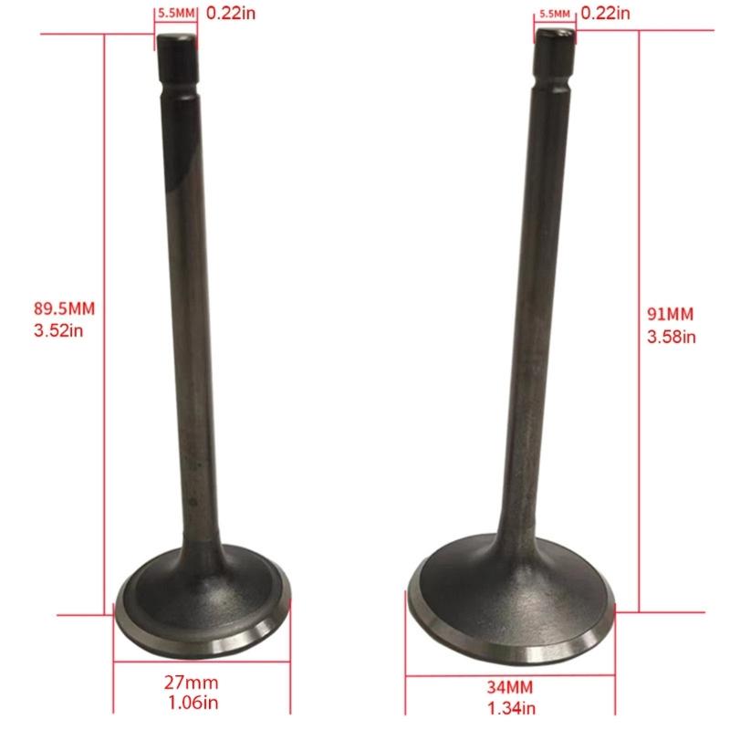 Motorbike Accessories Engine Spare Parts for CG250 250CC Replacement Engine Intake Exhaust Valves Stem Guide Oil Seal