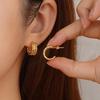 IMI Stainless Steel Multi-Layer Light Luxury Titanium Earrings for Women YE279