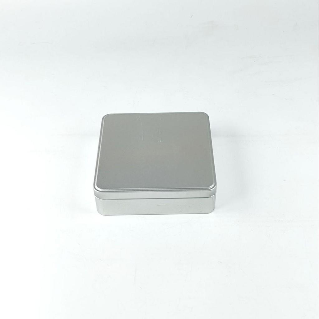 Large Iron Tea Tin Box - Rectangular Metal Storage for Small Packaging