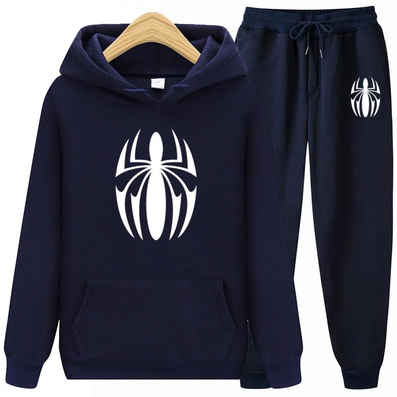Women's Tracksuit Sets Winter Scarlet Spider 2 Piece Set Running Hoody Brand Sweatshirt Sport Joggers Sweatpants Suit