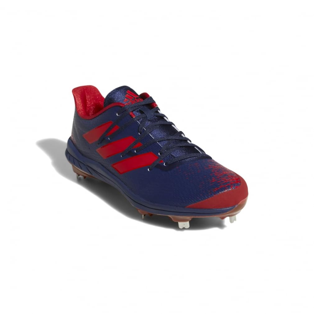 

Adizero Afterburner 8 TD Baseball Cleats, Team Navy Blue/Team Power Red/Footwear White (GW0272), Size 25.0 cm