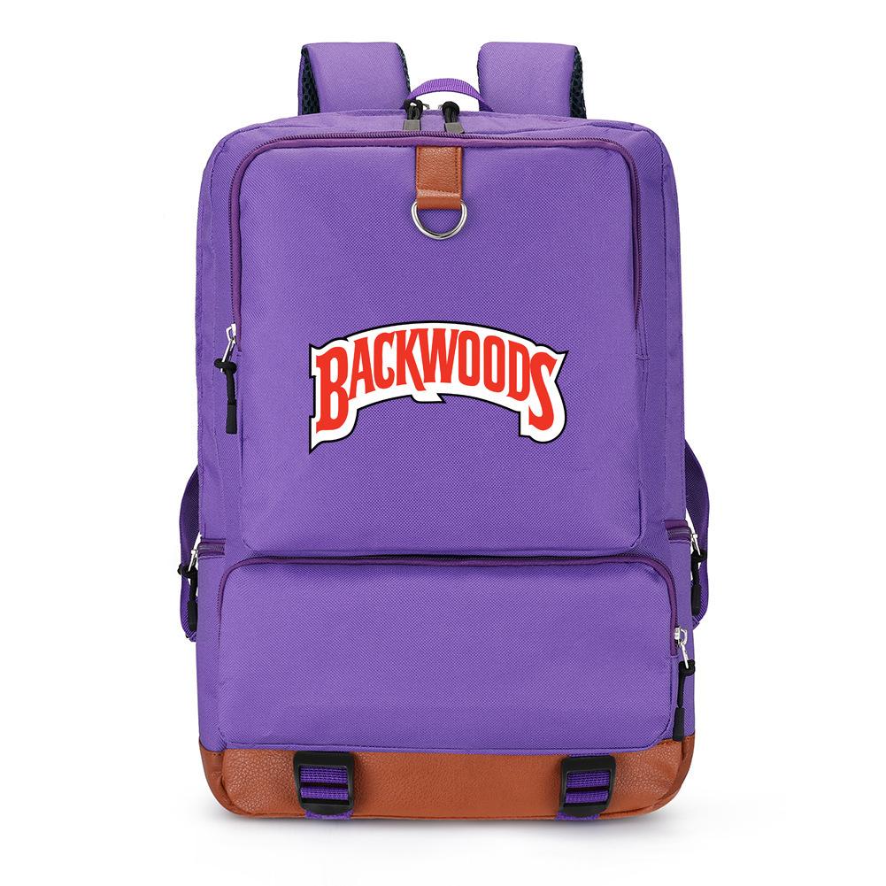 Backwoods Backpack Simple Student School Bag Fashion Trend Digital Color Printing Computer Bag Travel Bag