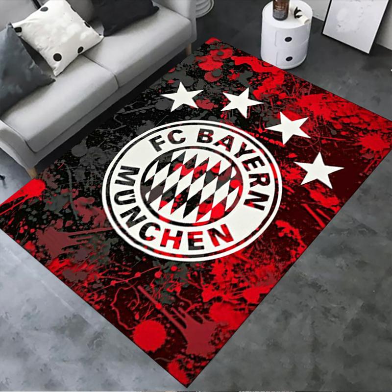 2025 Nieuw FC Bayern München Tapijt Vloerkleed voor Woonkamer Slaapkamer Huis Bank Decoratie, Kinderen Spelen Antislip Vloermat45