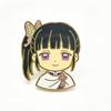 Demon Slayer Pins Tanjiro Metal Brooch Anime Cartoon Badge for Clothes Bags Accessories Pins