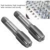 2PCS Engraved Size Marking Hand Tap M18 x 2.5mm / M20 x 2.5mm Straight Flute Tap  Automotive Repair