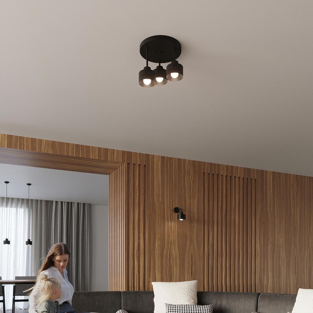 Savar 1 black hanging lamp