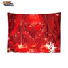 1pc Romantic Valentine's Day Red Love Print Tapestry Living Room Wall Decoration Background Cloth Machine Washable Space Pendant
