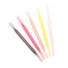 2Pcs Nail Cuticle Pusher Plastic Double End Reusable Manicure Cuticle Dead Skin Remove Pedicure Sticks Nail Art Clean Care Tool
