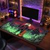 Big Mouse PadHalloween Michael Myers Extended Soft Desk Mat Gaming Office Computer Table Decor Mat