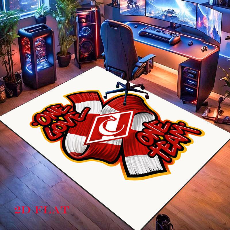 Spartak Moscow Dash Carpet Rug for Living Room Bedroom Home Sofa Decoration,Kids play Nonslip Floor Mat