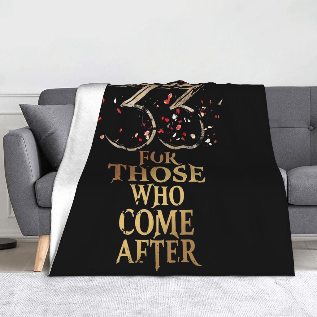 Expedition 33 Esquie Lustige Zitate Decken Fleece Clair Obscur Weiche Überwurfdecken für Schlafzimmer Sofa Bett Teppich