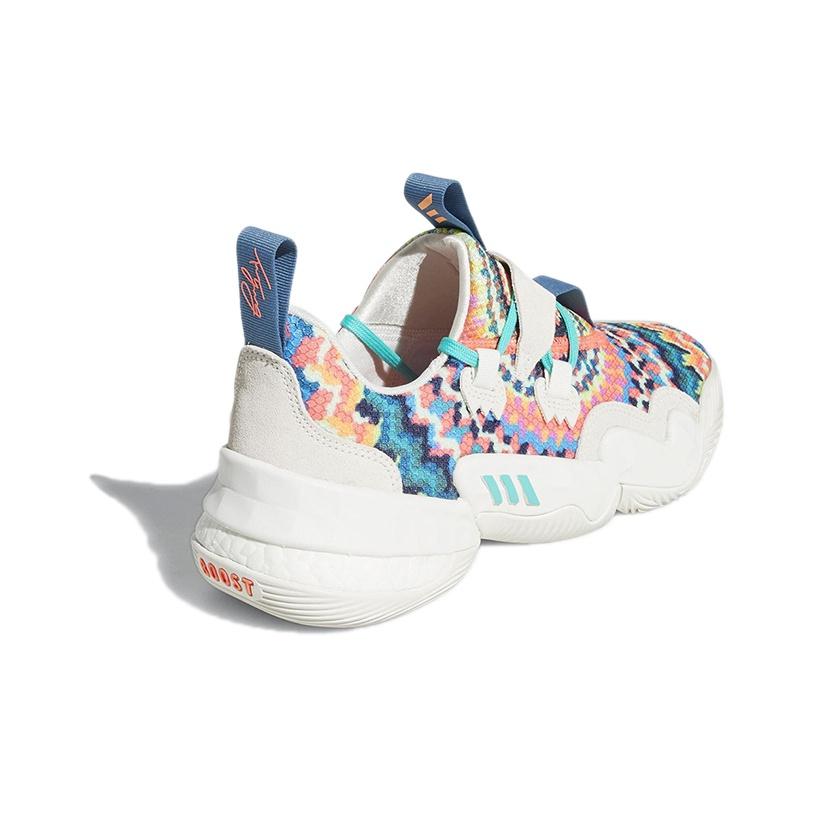 adidas Trae Young 1 Tie-Dye Unisex Sneaker Mehrfarbig Kreideweiß Mint-Rush GY0295