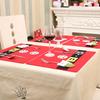 Christmas Dcor Ultrasonic Table Mats Cozy Fabric Table Setting Pad For Dining Tables