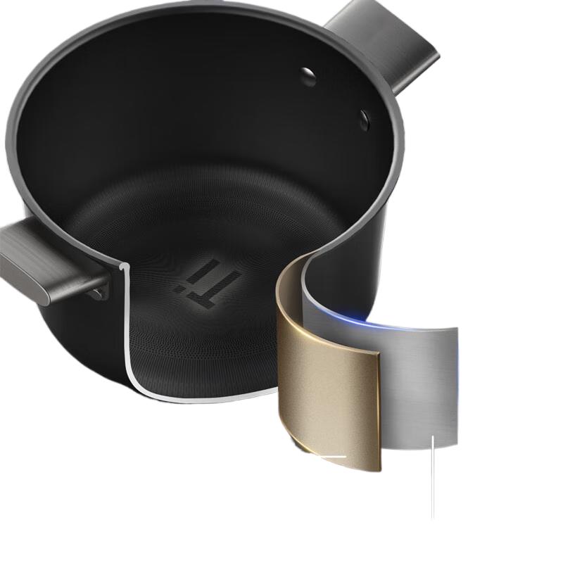 ASD Pure Titanium Non-Stick Soup Pot 22cm