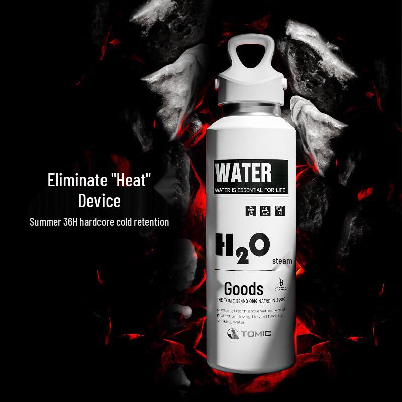 Temerk Men s 316L Stainless Steel One-Hand Open Insulated Bottle