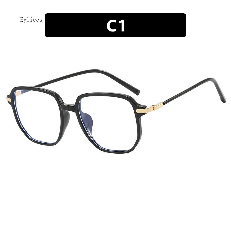 Square Black Leopard Frame Classic Fashion Clear Blue Light Blocking Glasses For Daily computer gafas mujer