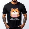 Funny Cat Don T Worry I Speak Tech Support Pc Computer Men Graphic Tees Classic Men's T-Shirts EU SIZE Luxury