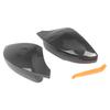 1 Pair Carbon Fiber Pattern Side Rear View Mirror Cover Compatible for VW Polo MK5 2009-2017 Door Mirror Covering Caps