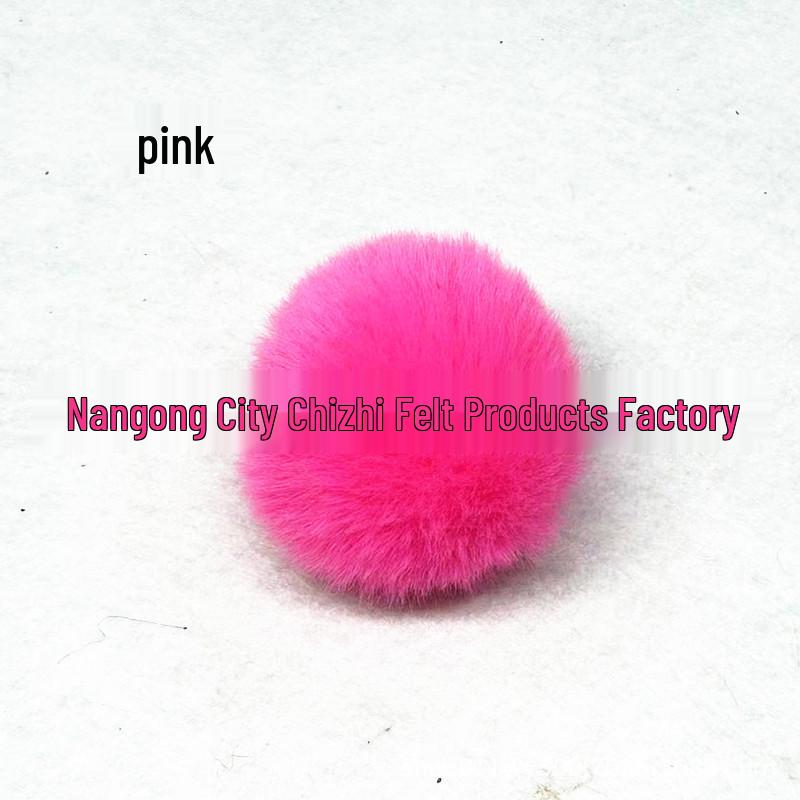 Faux Rex Rabbit Fur Pompons: 3cm, 4cm, 5cm - DIY Accessories for Headwear, Bags, Clothing, Shoes, and Hats