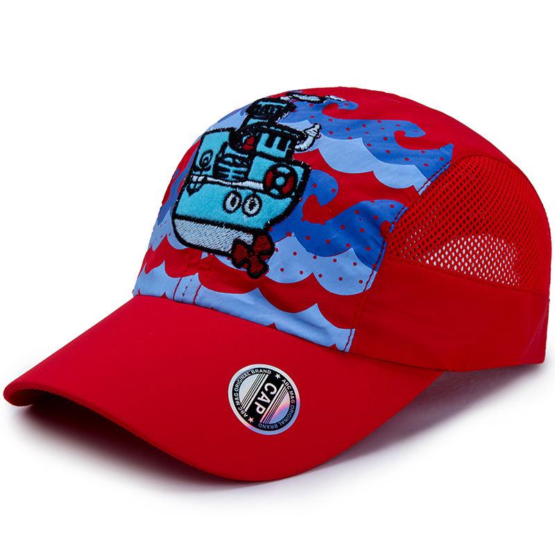 Zhen Yue Qi Koreanischer Sommer Schnelltrocknendes Wasserdichtes Netzmützen für Kinder