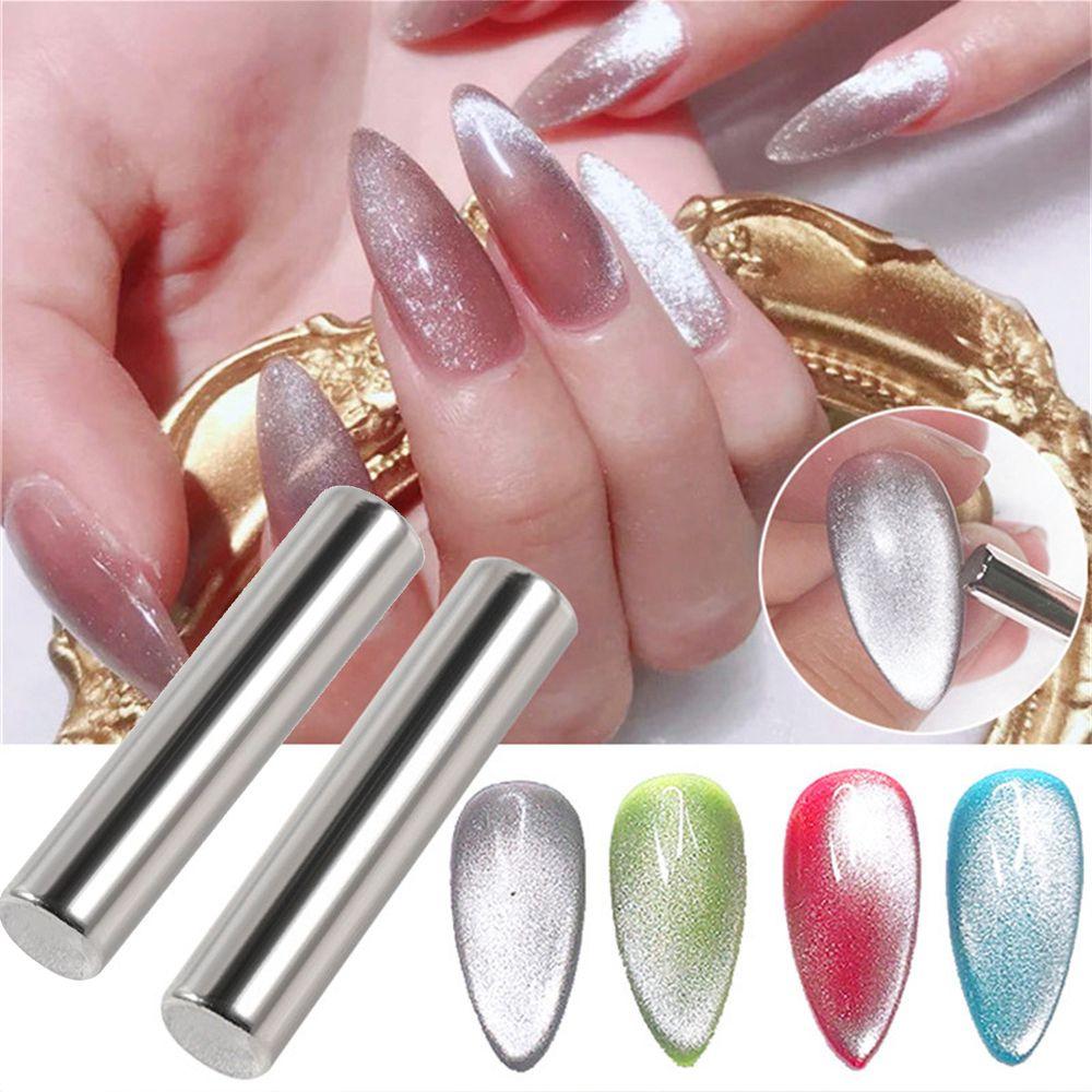 DIY UV Gel 3D Effect Magnet Board Magnetic Nail Art Stick Cat Eye Magnetic Stick Strong Plate