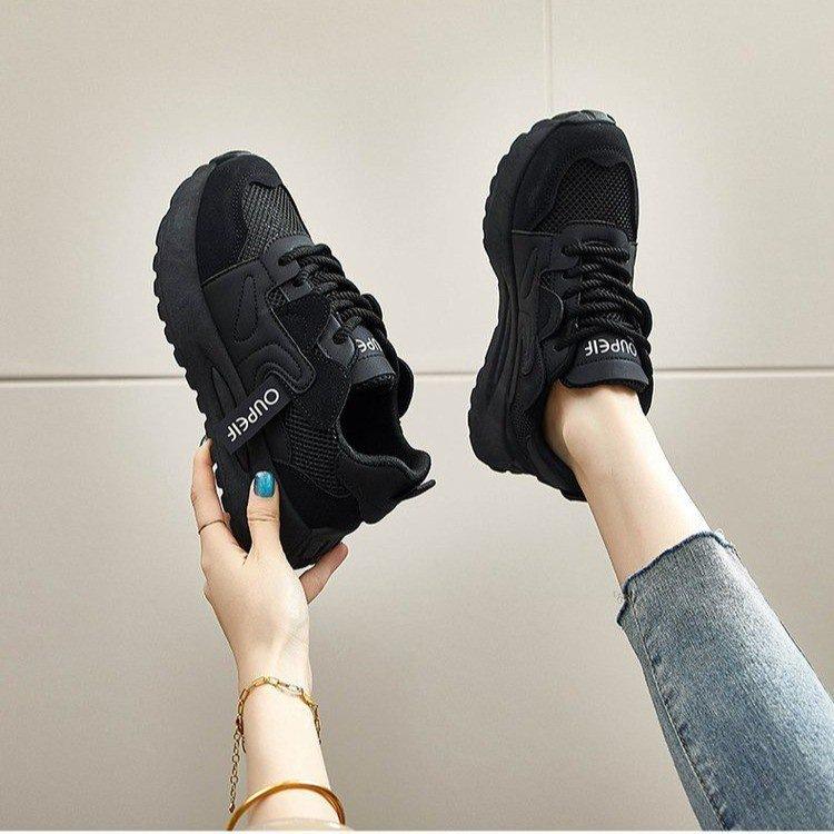 Premium sense lightweight non-slip sports dad shoes women's 2025 autumn new versatile thick-soled breathable casual sports shoes