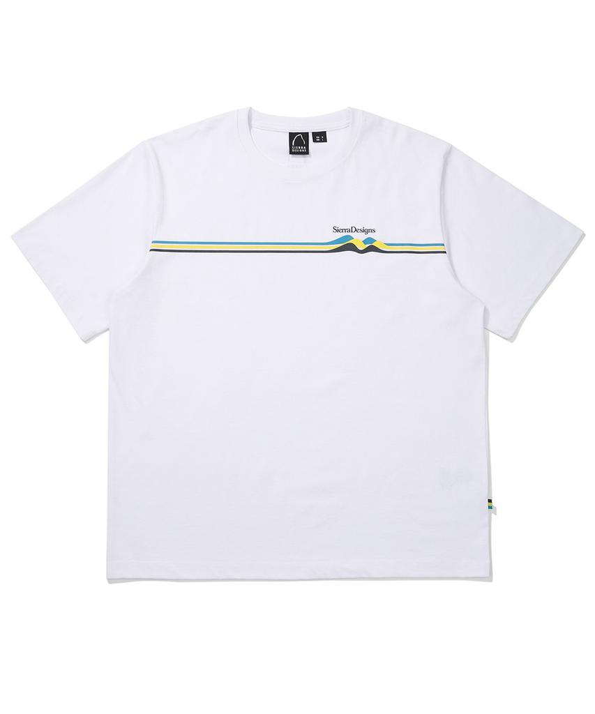 SIERRA DESIGNS Tricolor Chill-Lite Short Sleeve T-Shirt White