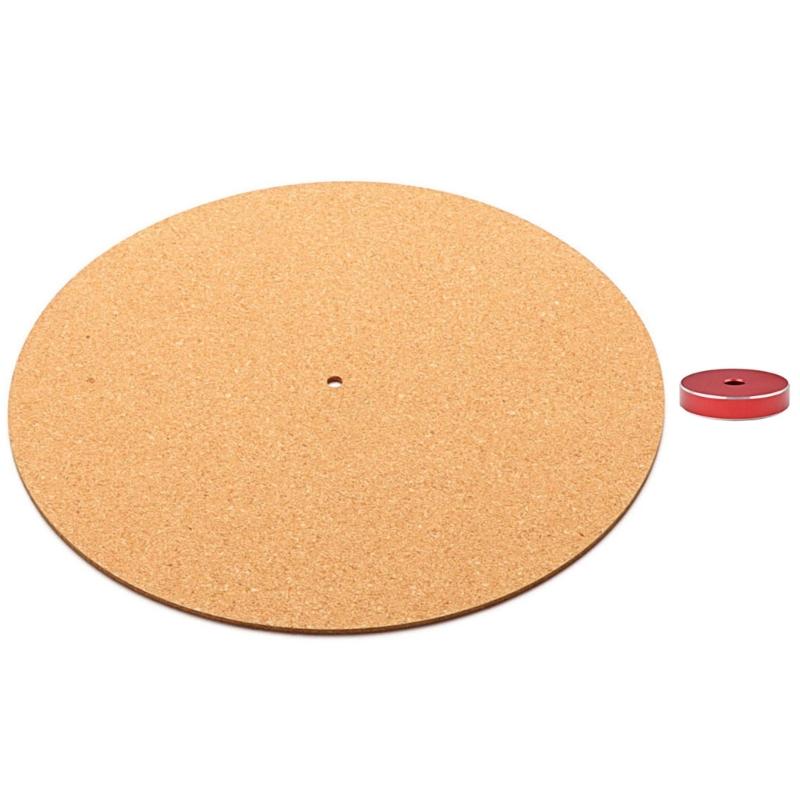 Cork Turntable Mat Audiophile Anti-Static Anti-Shake Turntable Slip Mat Turntable Cork Platter Mat Record Player Mat