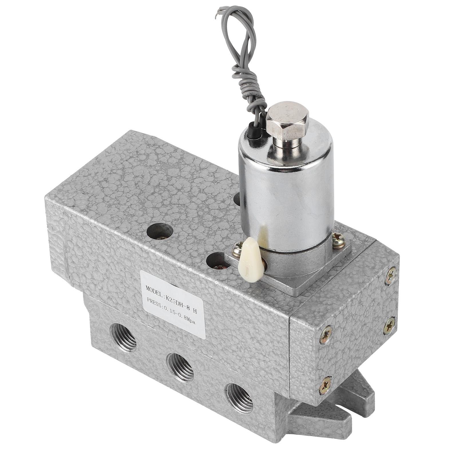 

2 Position 5 Way Solenoid Valve Single Control Industrial Control Equipment G1 4in K25DH‑8 HAC 110V