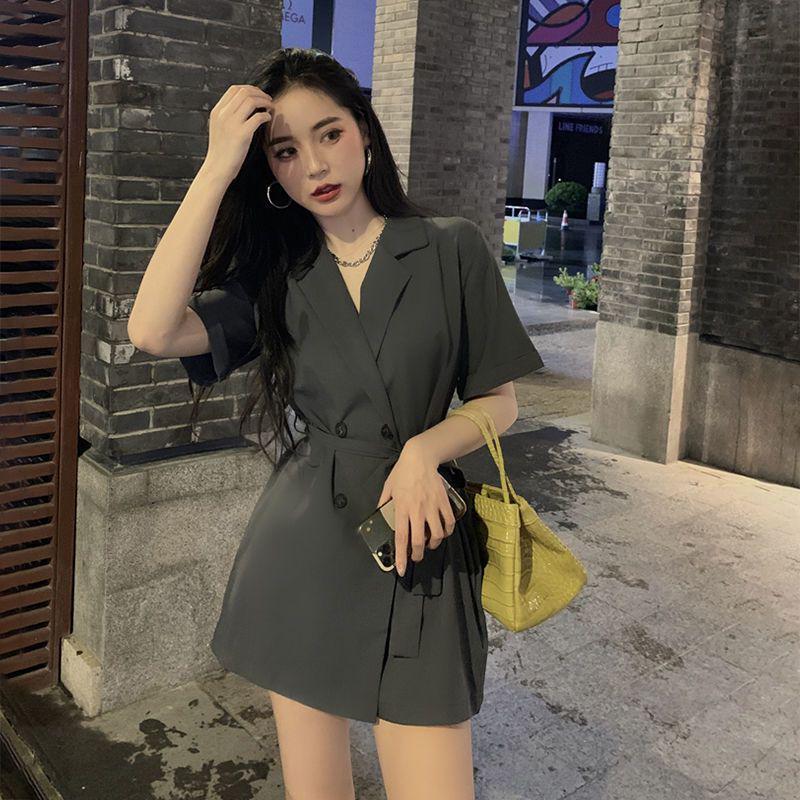 2026 Women's Elegant Wide-Leg Summer Jumpsuit with Shorts