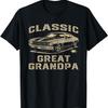 Funny Great Grandpa Classic Car Graphic - Great Grandpa Car T-Shirt