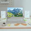 2 Piece Sturdy Desktop Speaker Mount for 8in Speakers Featuring Easy Installation and Stable Support Enhances Sound