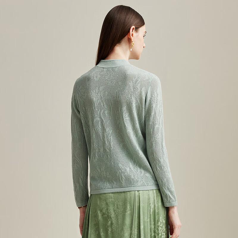 Chic Chinese Style Cashmere Knit Sweater