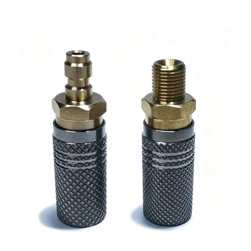 Soft Extended Air Charging Quick Joint Release Adapter Socket 1/8Bsp(G1/8) 8Mm Male Nipple Accessories