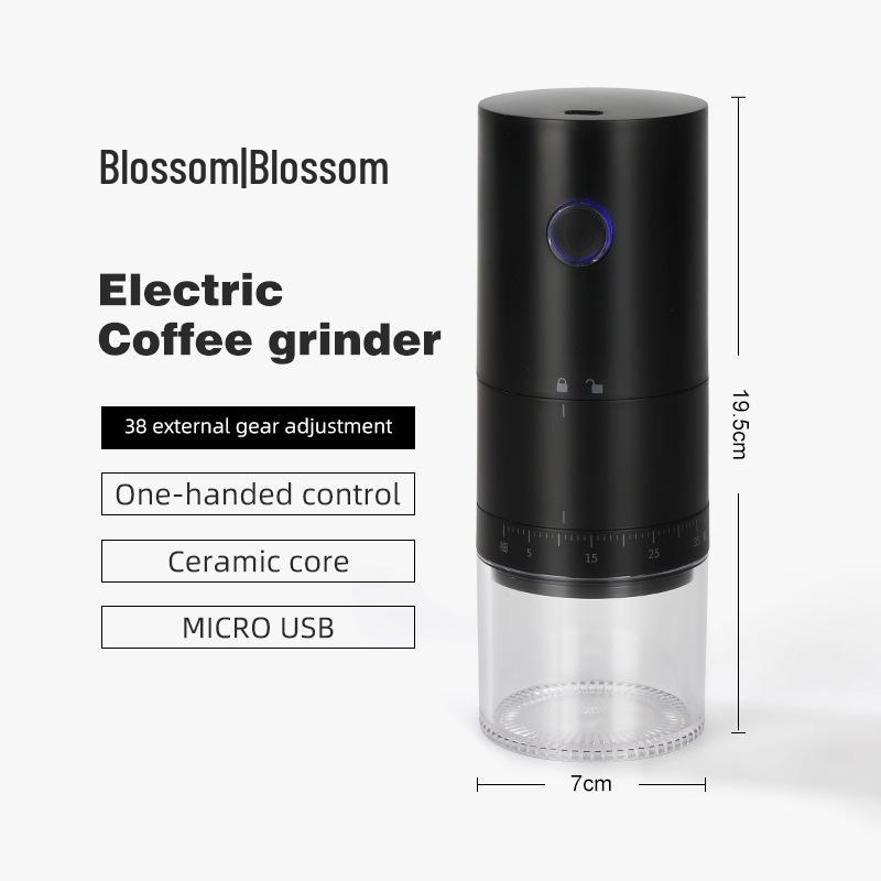 USB Rechargeable Portable Electric Coffee Grinder - Compact Small Coffee Machine