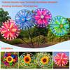 Multistyles Sunflower Windmill PVC Stake Standing Lawn Flower Pinwheel  Outdoor Party Picnic Decor
