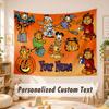 Custom Name Text Tapestry,Garfield Boho Wall Hanging, Decorative Backdrop Tapestry For Room