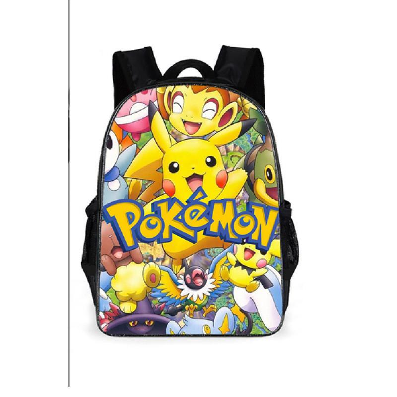 Character Print Cute Children Student Bag With Breathable Fabric Oxford