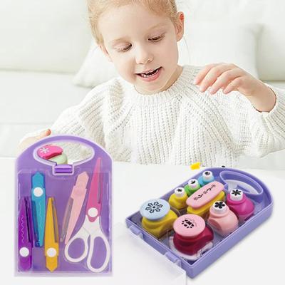 1 Set El Sanatları Delgeç 8 Desen Çocuklar Yetişkinler Başlangıç DIY Scrapbook