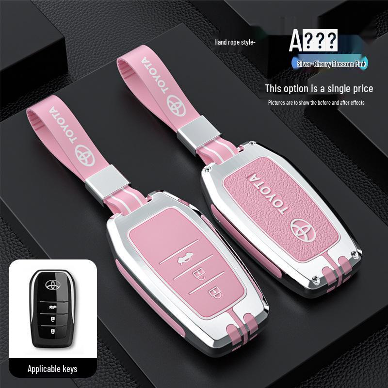 High-Grade Alloy Protective Key Cover for 8th Gen Toyota Camry (25 Models)