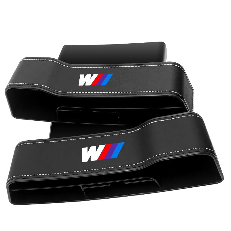 

2 шт. Органайзер для автомобильного сиденья, Ящик для хранения в щели сиденья, Многофункциональные товары для BMW Performance Power M1 M2 M3 M4 M5 M6 M8 E36 E60 E46 E39 E46 E90 E60 F07