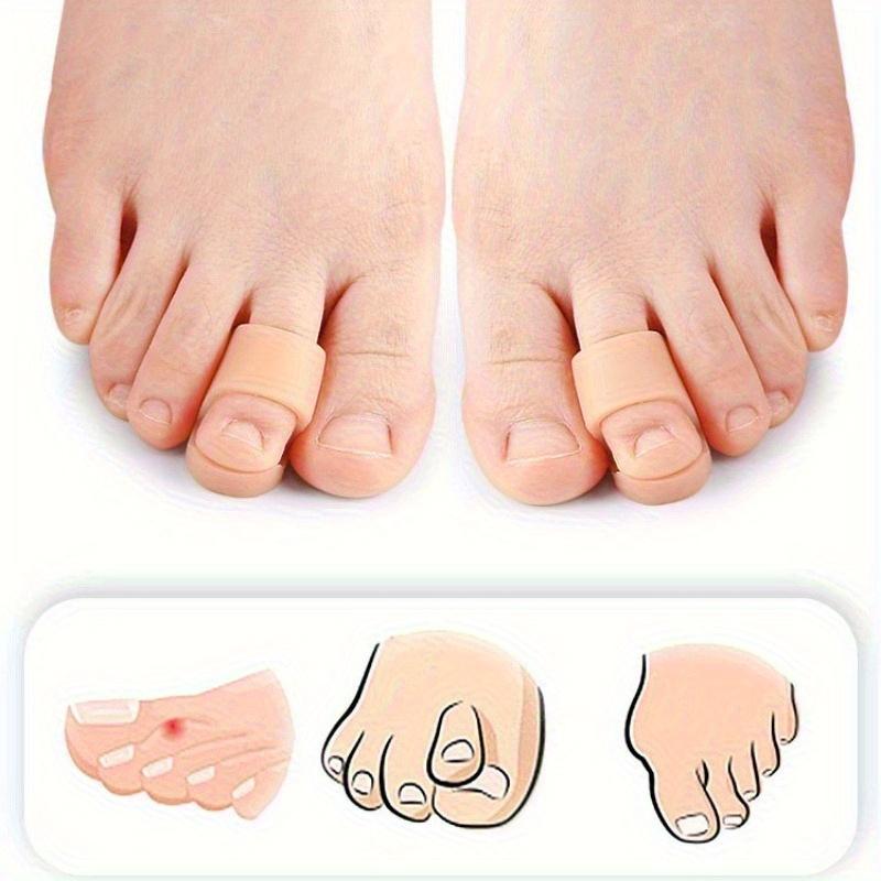 2/10pcs Toe Spreader & Corrector - SEBS Hammer-Toe Straightener, Pull-On Closure for Foot Comfort Support, Toe Alignment & Overlapping Toes Correction
