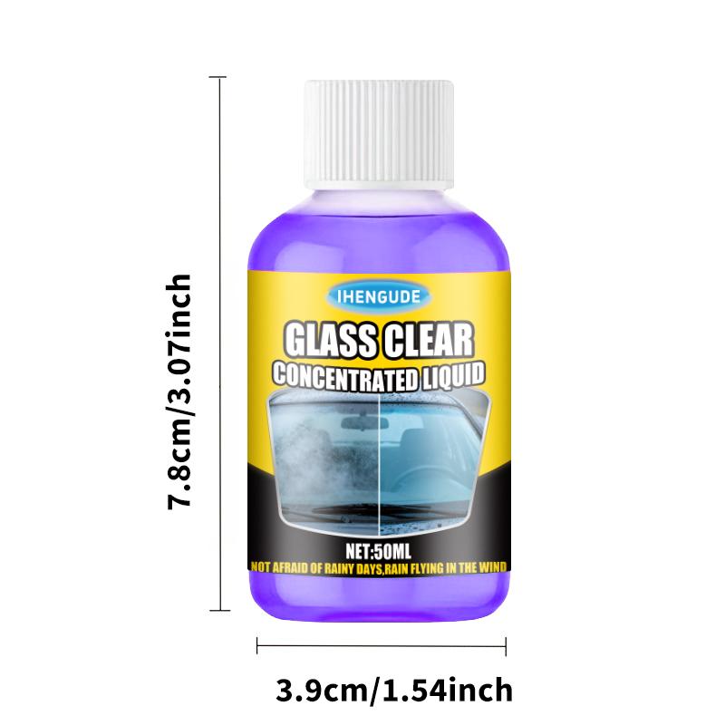 Premium Glass Cleaner Windshield Wiper Fluid, 1:100 Concentrated Solution, Suitable for Removing Water Stains, Tar, and Oxidation Layers, Keeping the