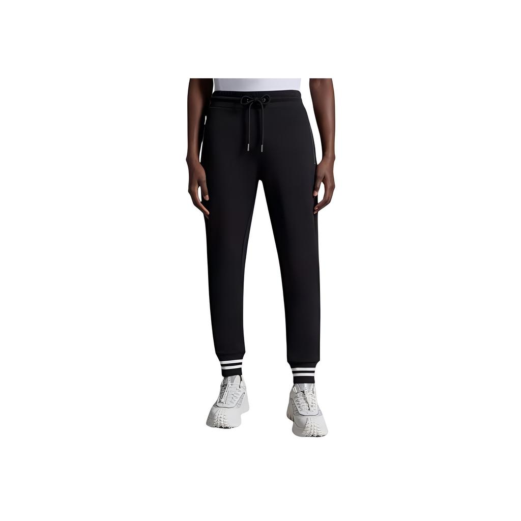Moncler Monochrome Elastic Waist Mid-Rise Casual Pants Men bottoms Black J10918H00017809KR999