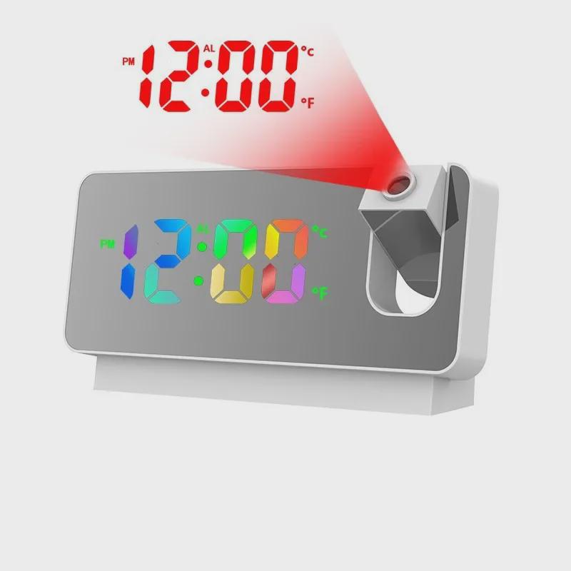 Smart LED Projection Alarm Clock with Temperature and Calendar
