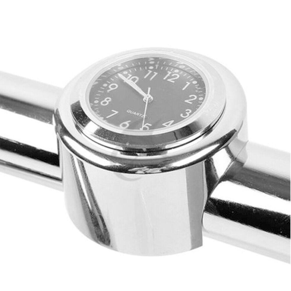 Waterproof Motorcycle Bike Clock Shockproof Handlebar Clock Motorcycle Accessories Quartz Watch
