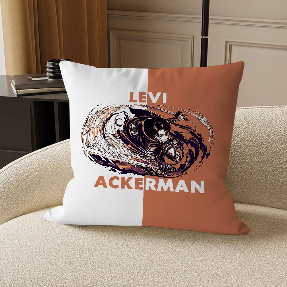 Levi Ackerman Kissenbezug für Schlafzimmer und Wohnzimmer Sofa Dekokissenbezug