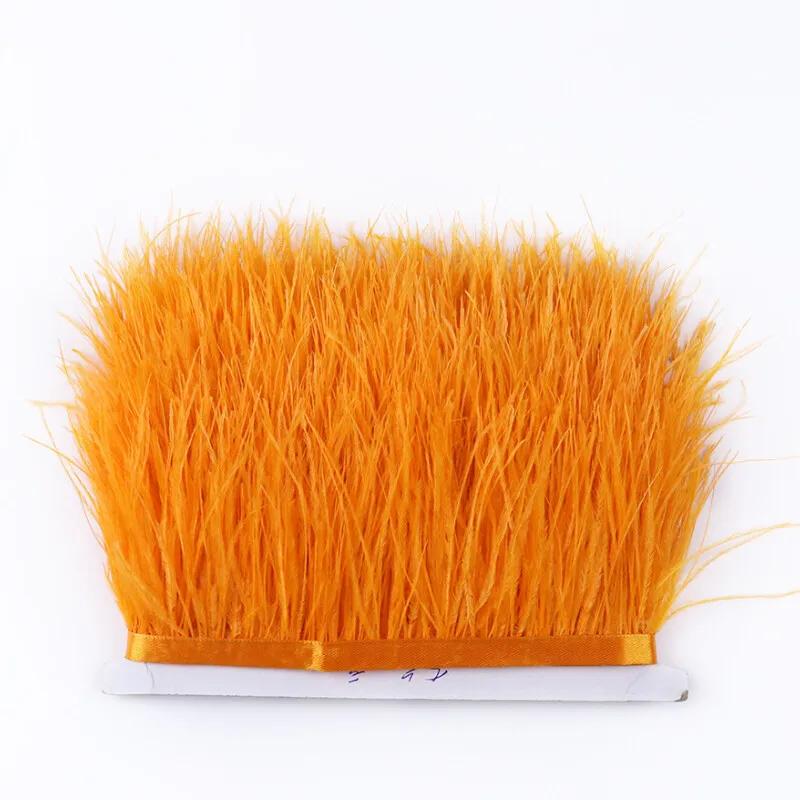 Feather2/5M 6cm Fringe Tassels for Skirt Latin Dress Feather Decorative Lace Trim Clothing Trimmings Fringes DIY Sewing Accessories