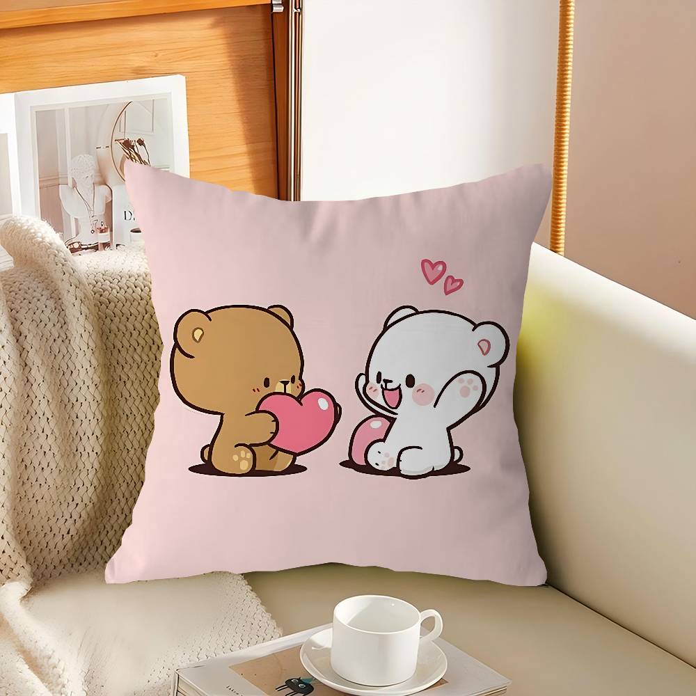 M-Молоко и Мокко Мультяшная Наволочка Дюймы Сельский Декор Домашние Подушки-Пледы Для Декора Дивана 12x12Inch