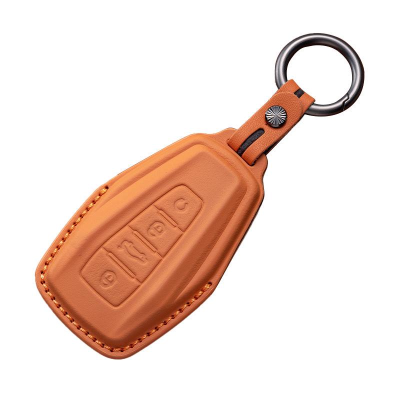 Geely Emgrand Genuine Leather Key Cover for Xingyue L, Boyue, Xingrui, Binyue, Binrui, Vision X6/X.